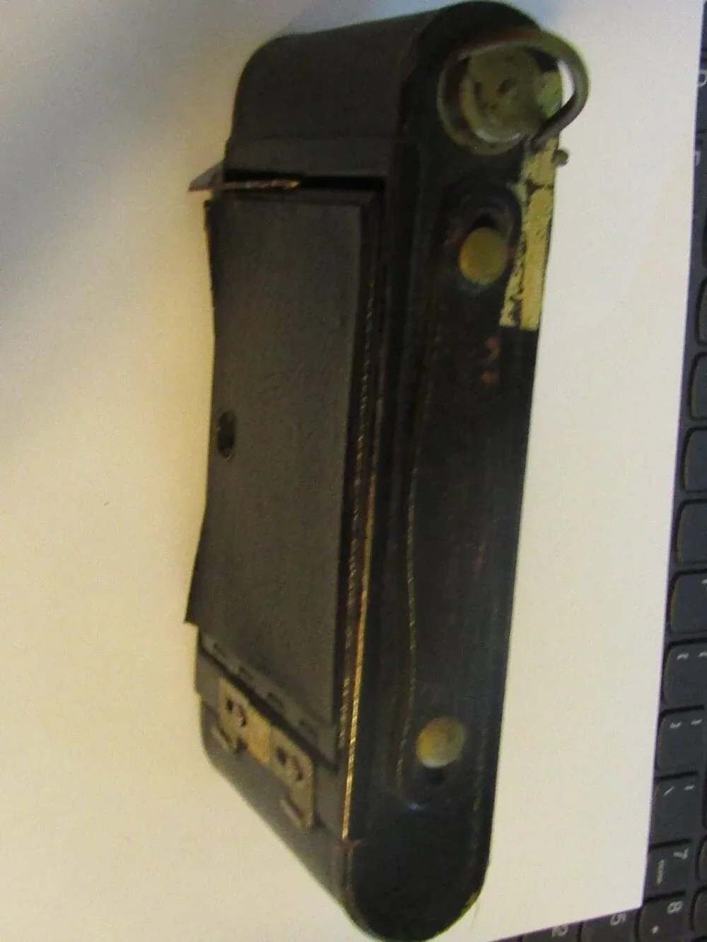 Antique 1920s KODAK EASTMAN FOLDING BROWNIE #2 AUTOGRAPHIC CAMERA